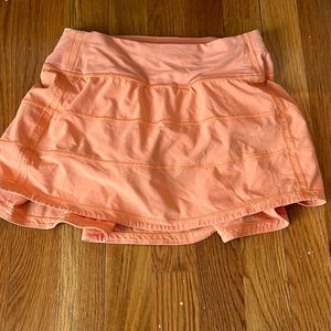 Lululemon size 0 coral athletic skirt